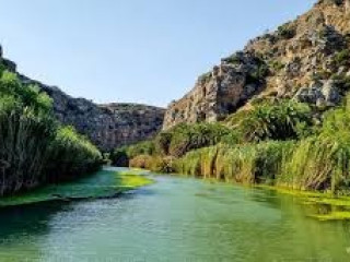 Kourtaliotiko waterfalls and Palm beach Image 10