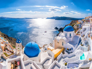 Santorini from Rethymno Image 2